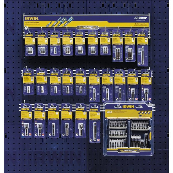 Hanson 54PC Impact Bit Display 1840397